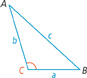Triangle A B C with standard side lengths. Given angle C, find angle B.