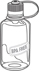 An illustration of a bottle labeled 'BPA Free'.