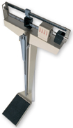 A height measuring scale.
