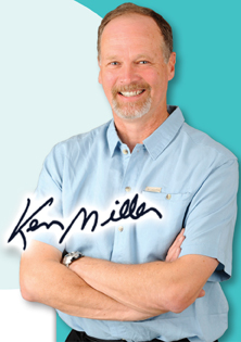 A signed photograph of Kenneth Miller.