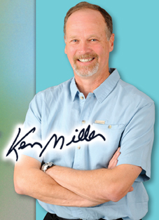 A signed photograph of Kenneth Miller. 