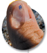 A slime on thumb nail.