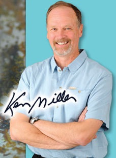 A signed photograph of Kenneth Miller. 