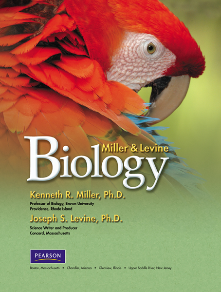 Cover page of Miller & Levine Biology book