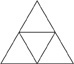 A net has a center triangle with equal triangles connected to each of its three sides.