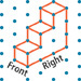 An isometric drawing consists of 20 lines.