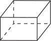 A figure is a box, with sides connecting all eight sides.