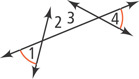 Three intersecting lines form eight angles.