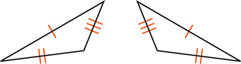 Two triangles have three sides congruent.