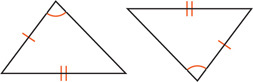 Two triangles have one angle congruent, with an adjacent side and opposite side congruent.