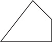 A quadrilateral has horizontal bottom side, vertical right side, left side rising up to the right, and top right side rising up to the left.
