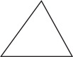 A triangle has acute angles.