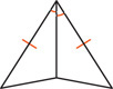 Two triangles share a side, with the two angles at one end of the shared side congruent, and their adjacent sides congruent.
