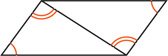 Two triangles share a side, with angles at opposite ends of the shared side congruent and angles opposite the shared side congruent.