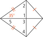 A kite has two diagonals.