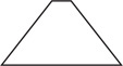 A trapezoid has short base centered over the longer base.