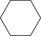 A hexagon has six equal sides.