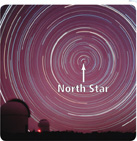An image displays the North Star at the center of concentric circles.