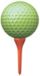A golf ball is a sphere.