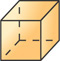 A cube has six faces.