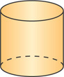 A cylinder has bases on top and bottom.