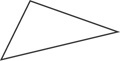 A triangle has one angle larger than a right angle.