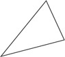 A triangle has three sides of different lengths.