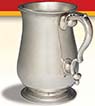 A silver mug.