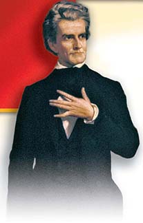 A portrait of John C. Calhoun.