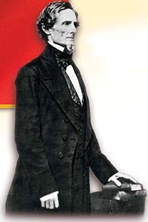A photograph of Jefferson Davis.