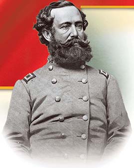 A portrait of a Civil War military man.