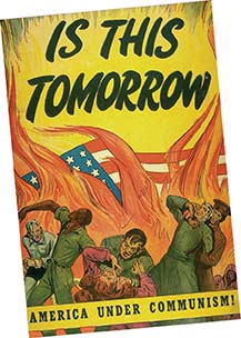 A comic book entitled Is this Tomorrow, America Under Communism.
